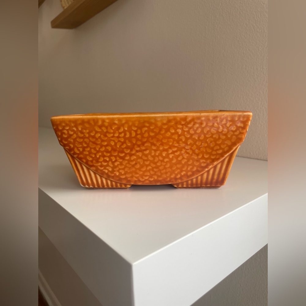Orange Plant pot